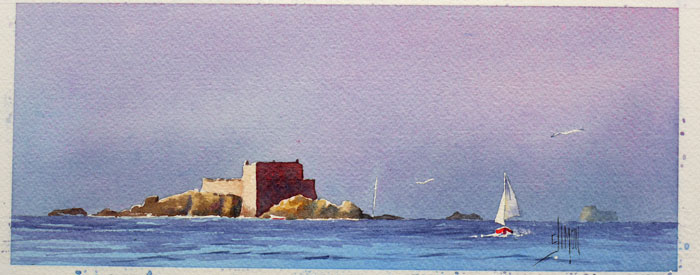 Fort Harbour devant Saint-Malo